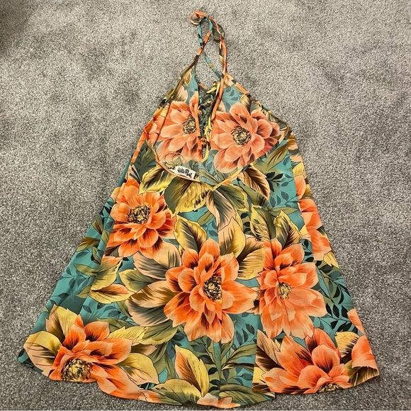 Show Me Your Mumu Lo Lace Up Mini Dress in Johnny and the Band - Picture 5 of 6